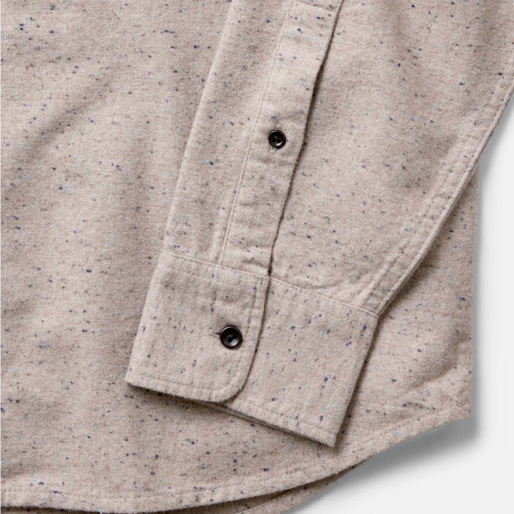 NWT Taylor Stitch Mens The Yosemite Shirt
in Oat Donegal Large 42 Limited Rare - Picture 9 of 10